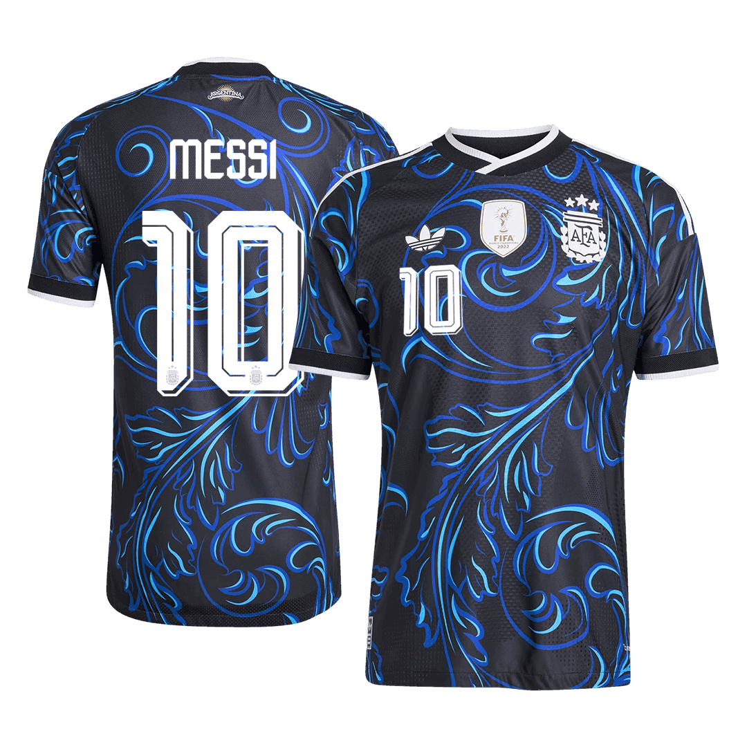 Camiseta Auténtica MESSI #10 Argentina 2026 Segunda Equipación Copa del Mundo -Versión Jugador