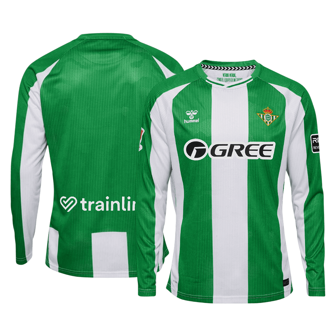 Manga Larga Real Betis 2025/26 Primera Equipación - Versión Hincha