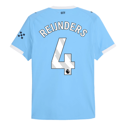 Camiseta Auténtica REIJNDERS #4 Manchester City 2025/26 Primera Equipación -Versión Jugador