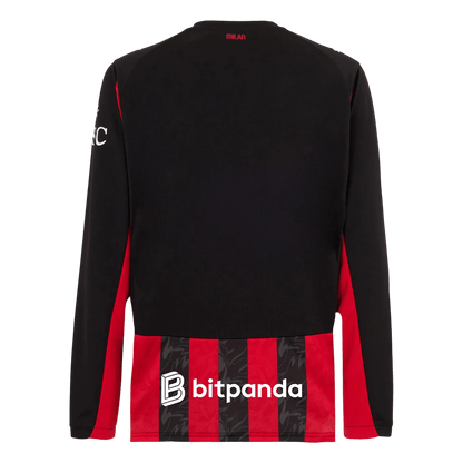 Manga Larga AC Milan 2025/26 Primera Equipación - Versión Hincha - Vista 2