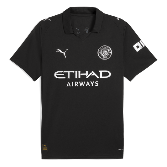 Camiseta Manchester City 2025/26 Segunda Equipación-Versión Hincha