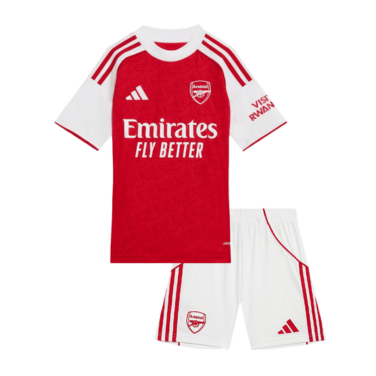 Miniconjunto Arsenal 2025/26 Local Niño (Camiseta + Pantalón Corto)