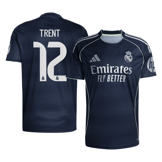 Camiseta TRENT #12 Real Madrid 2025/26 Segunda Equipación-Versión Hincha