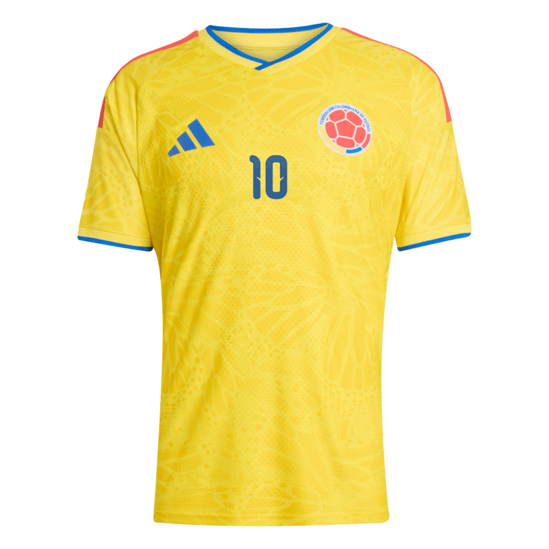 Camiseta Auténtica James #10 Colombia 2026 Primera Equipación Copa del Mundo - Versión Jugador - Vista 2
