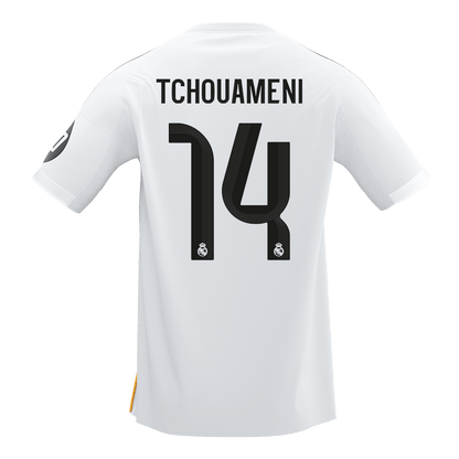 Calidad Premium Camiseta TCHOUAMENI #14 Real Madrid 2025/26 Primera Equipación -Versión Hincha