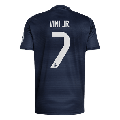 Camiseta VINI JR. #7 Real Madrid 2025/26 Segunda Equipación-Versión Hincha