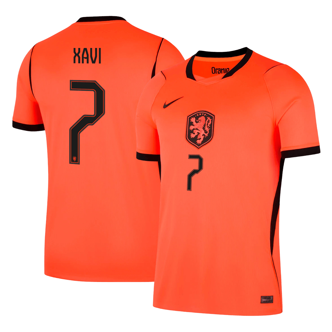 Camiseta XAVI #7 Netherlands 2026 Primera Equipación Copa del Mundo - Versión Hincha