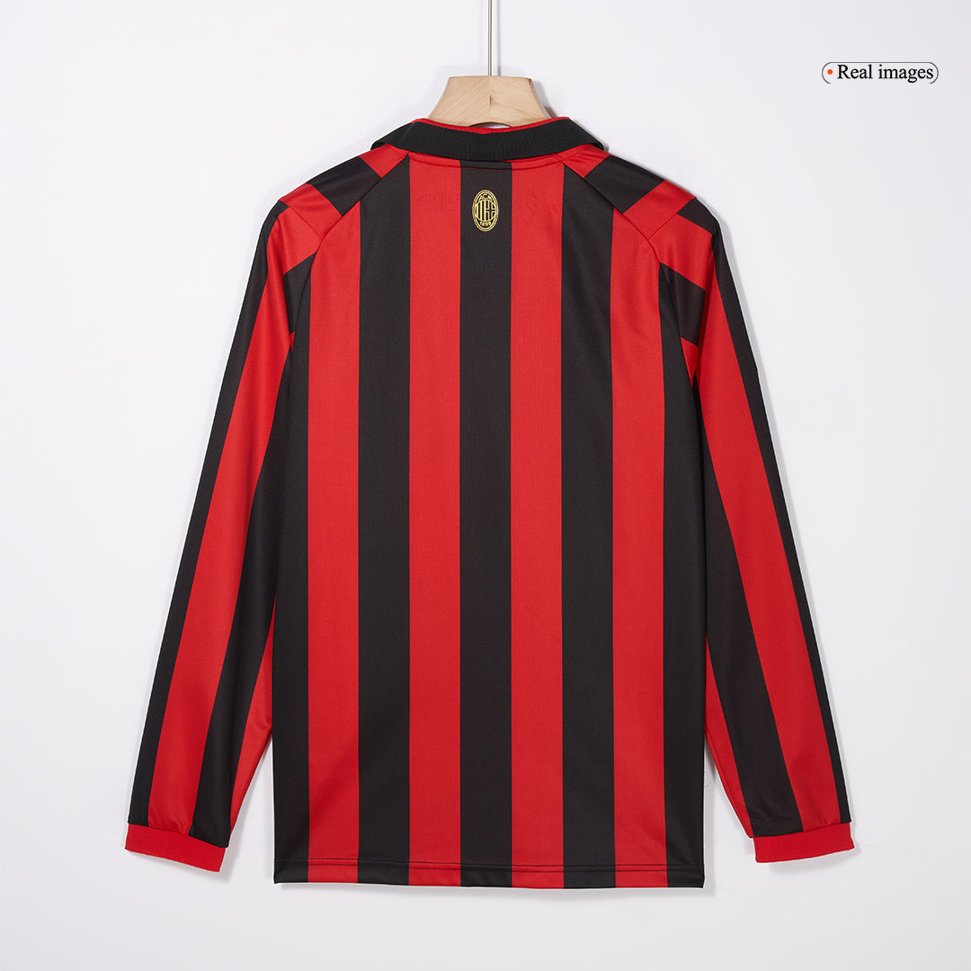 Camiseta AC Milan Aniversario de 125 Años 2024/25 Manga Larga- Versión Hincha