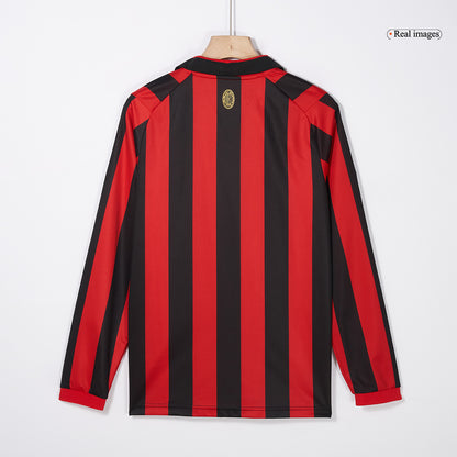 Camiseta AC Milan Aniversario de 125 Años 2024/25 Manga Larga- Versión Hincha