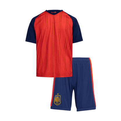 Conjunto Infantil España 2026 Primera Equipación Copa del Mundo