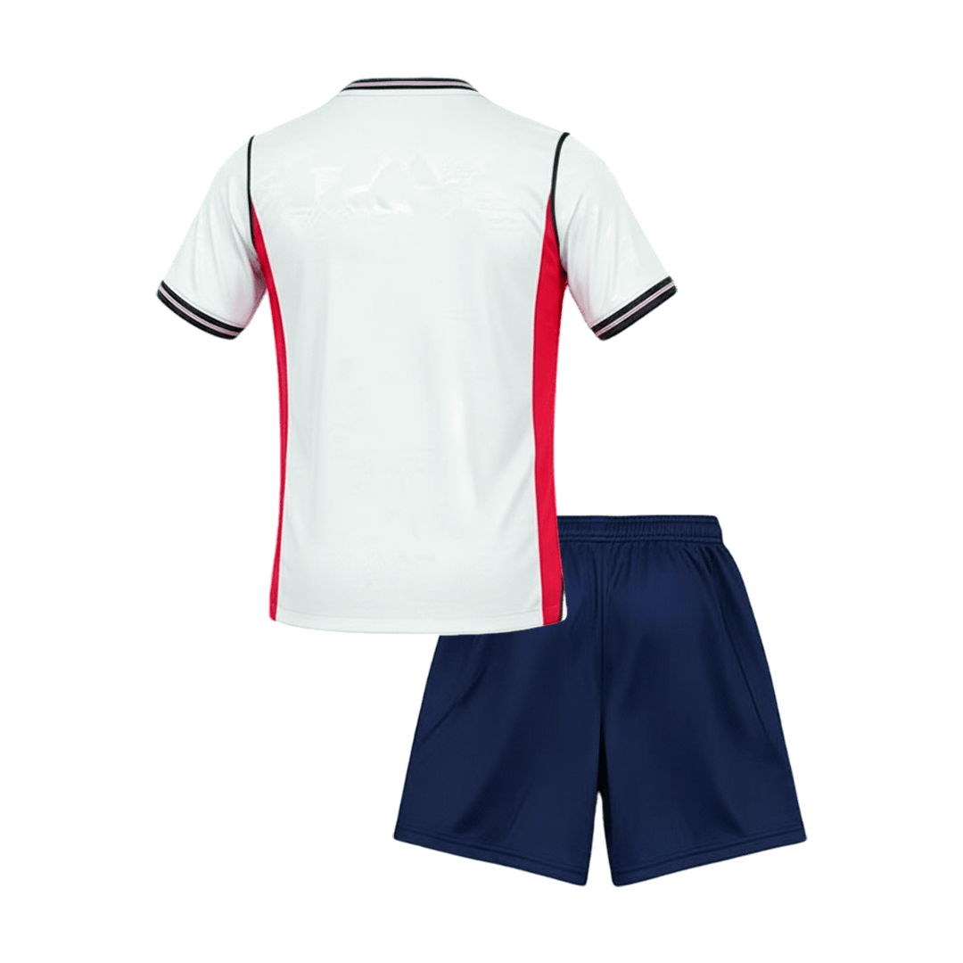 Conjunto Infantil Inglaterra 2026 Primera Equipación Copa del Mundo