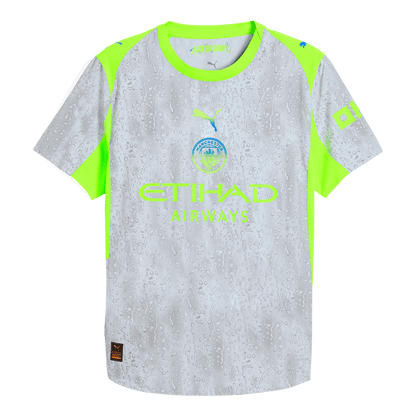 Camiseta Auténtica Manchester City 2025/26 Tercera Equipación -Versión Jugador