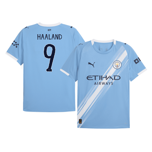 Camiseta HAALAND #9 Manchester City 2025/26 Copa Mundial de Clubes Primera Equipación Hombre - Versión Hincha(Calidad Premium)