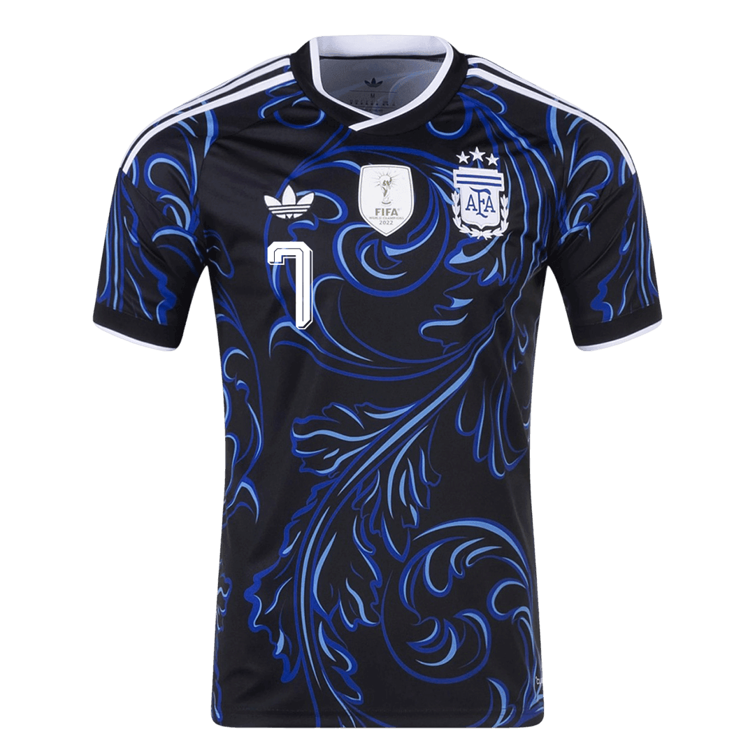 Camiseta DE PAUL #7 Argentina 2026 Segunda Equipación Copa del Mundo - Versión Hincha