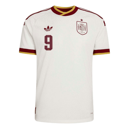 Camiseta Auténtica GAVI #9 Spain 2026 Segunda Equipación Copa del Mundo -Versión Jugador