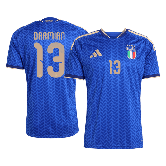 Camiseta DARMIAN #13 Italy 2026 Primera Equipación Copa del Mundo - Versión Hincha