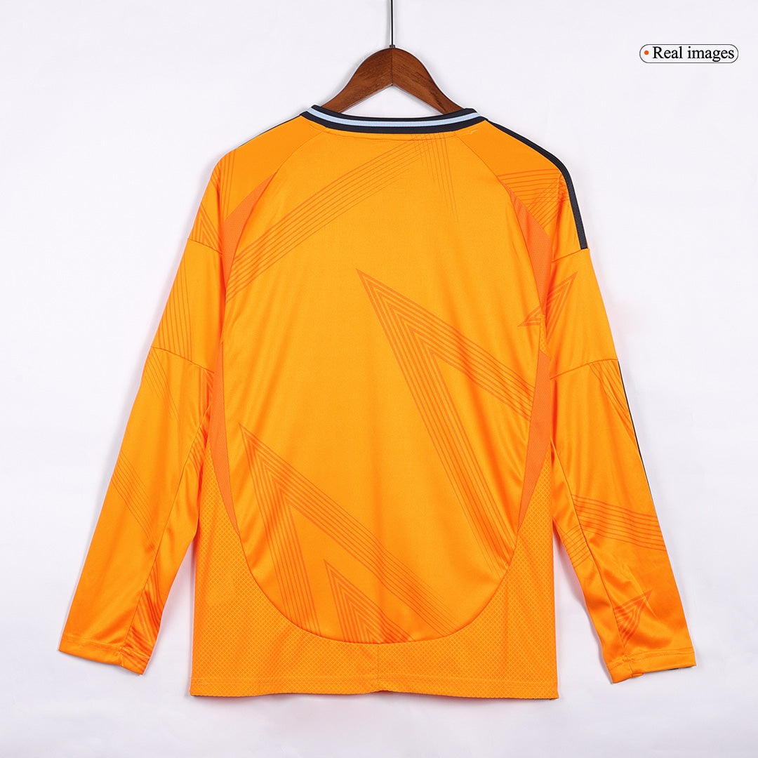 Camiseta Real Madrid 2024/25 Segunda Equipación Manga Larga - Versión Hincha