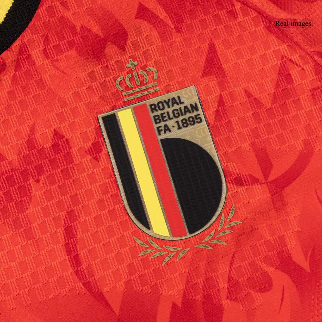 Camiseta Auténtica Lukaku #9 Bélgica 2026 Primera Equipación Copa del Mundo - Versión Jugador - Vista 5