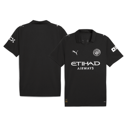 Camiseta Manchester City 2025/26 Segunda Equipación-Versión Hincha
