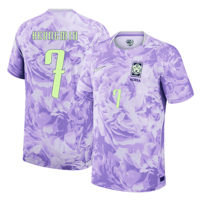 Camiseta Auténtica HEUNGMIN #7 South Korea 2026 Segunda Equipación Copa del Mundo -Versión Jugador
