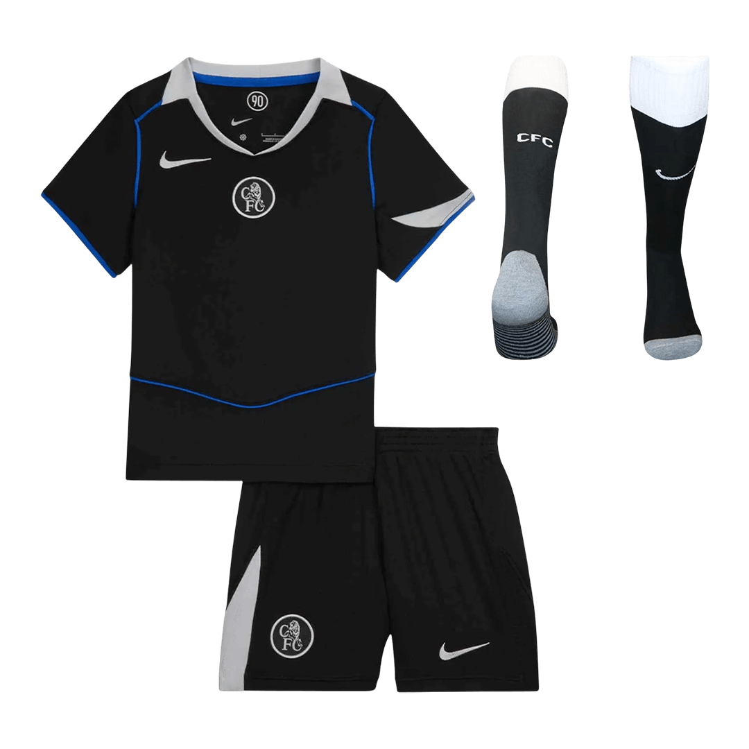 Conjunto Infantil Completo Chelsea 2025/26 Tercera Equipación Kids