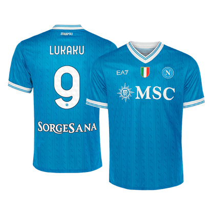 Camiseta LUKAKU #9 Napoli 2025/26 Primera Equipación-Versión Hincha