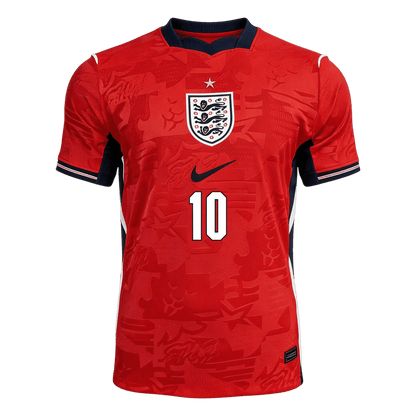 Camiseta Bellingham #10 Inglaterra 2026 Segunda Equipación Copa del Mundo - Versión Hincha - Vista 6