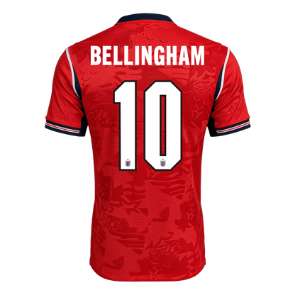 Camiseta Auténtica Bellingham #10 Inglaterra 2026 Segunda Equipación Copa del Mundo - Versión Jugador - Vista 8