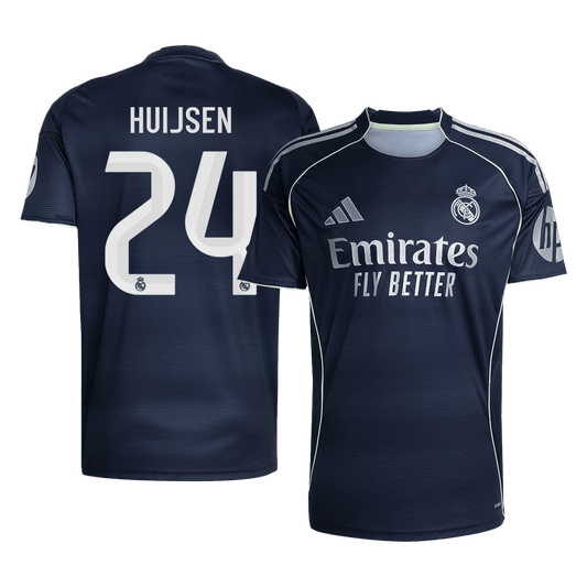 Camiseta HUIJSEN #24 Real Madrid 2025/26 Segunda Equipación Hombre - Versión Hincha