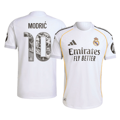 Camiseta MODRIĆ Especial #10 Real Madrid 2025/26 Primera Equipación Hombre - Versión Jugador