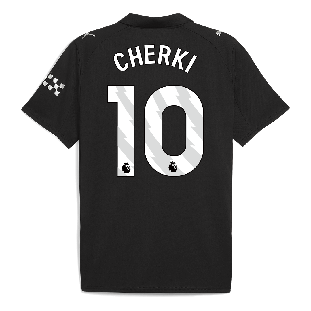 Camiseta CHERKI #10 Manchester City 2025/26 Segunda Equipación - Versión Hincha