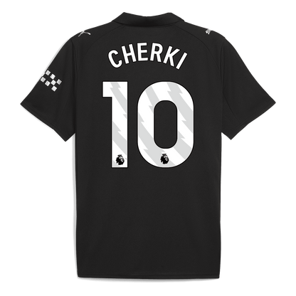 Camiseta CHERKI #10 Manchester City 2025/26 Segunda Equipación - Versión Hincha