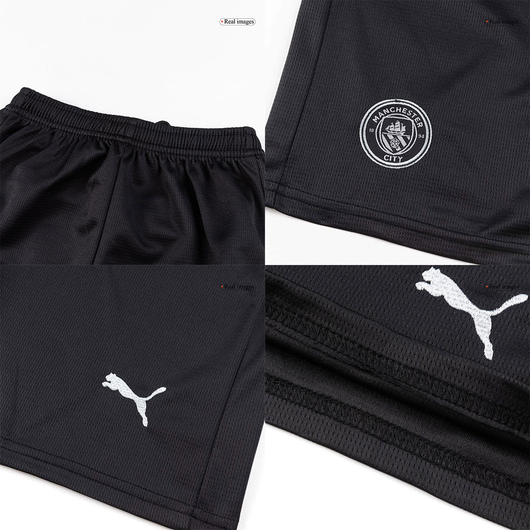 Conjunto Infantil Completo Manchester City 2025/26 Segunda Equipación Kids