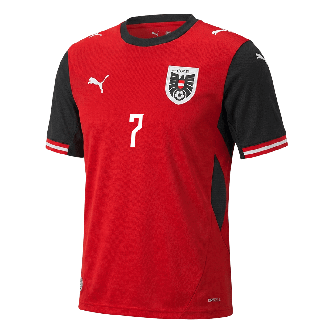 Camiseta Arnautovic #7 Austria 2026 Primera Equipación Copa del Mundo - Versión Hincha - Vista 9