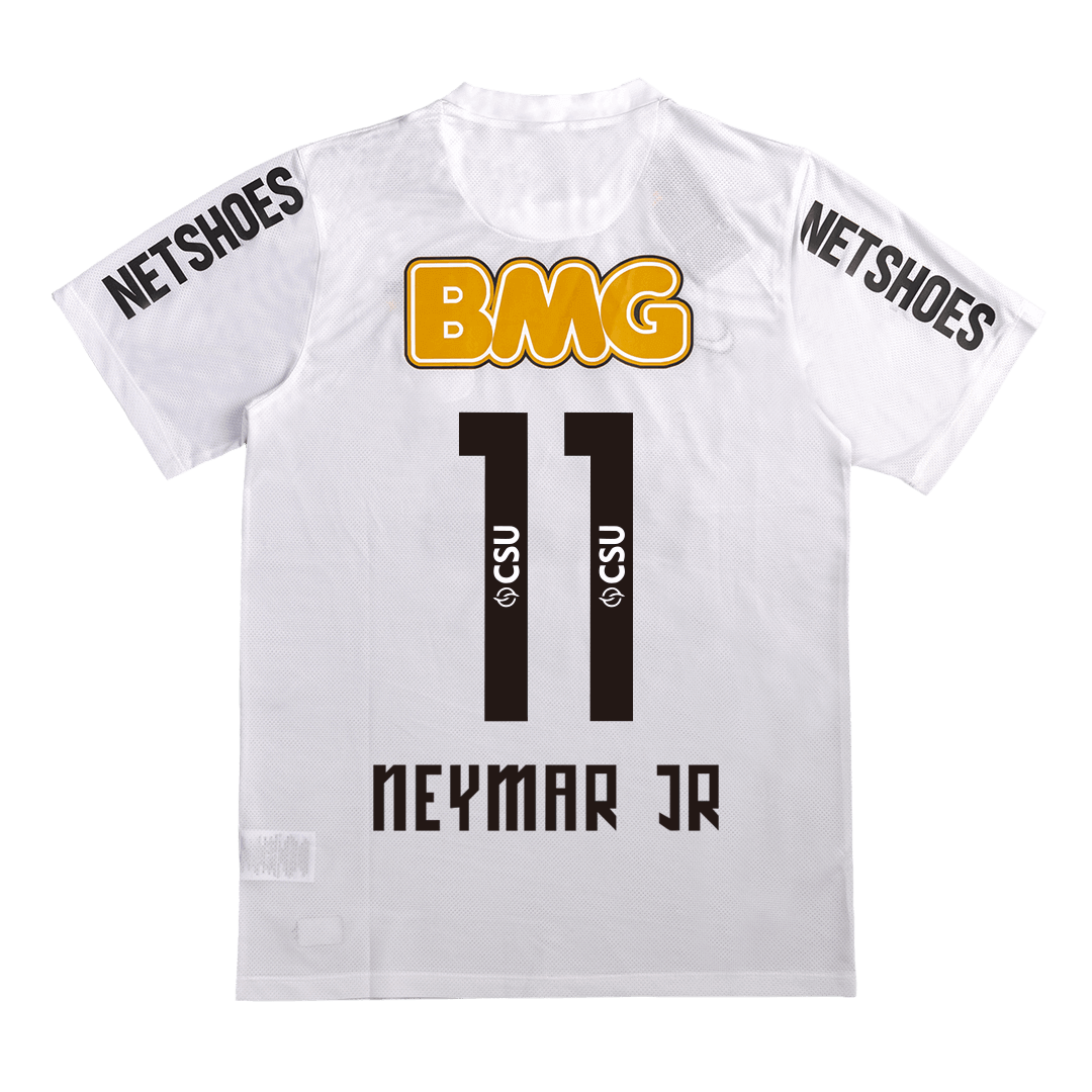 Retro 2012 Neymar Jr. #11 Santos FC Primera Equipación