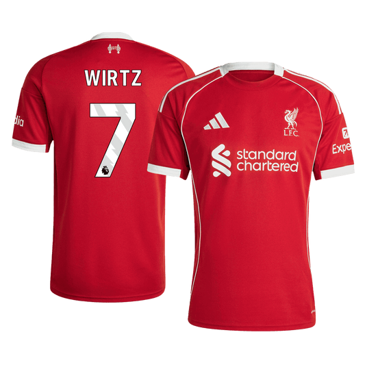Camiseta WIRTZ #7 Liverpool 2025/26 Primera Equipación-Versión Hincha