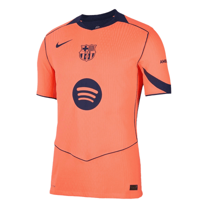 UCL Camiseta Auténtica PEDRI #8 Barcelona 2025/26 Tercera Equipación -Versión Jugador