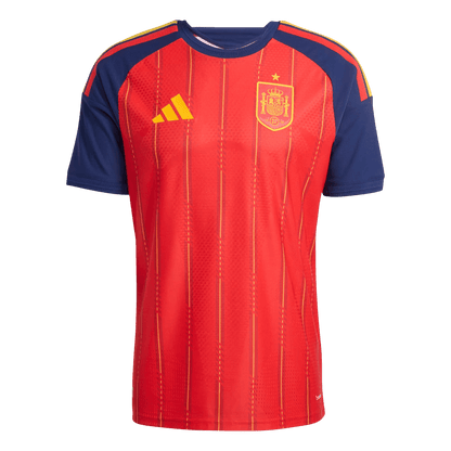 Camiseta Auténtica España 2026 Primera Equipación Copa del Mundo - Versión Jugador