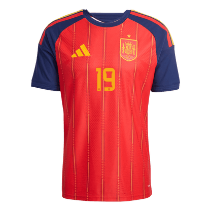 Camiseta Auténtica LAMINE YAMAL #19 España 2026 Primera Equipación Copa del Mundo -Versión Jugador