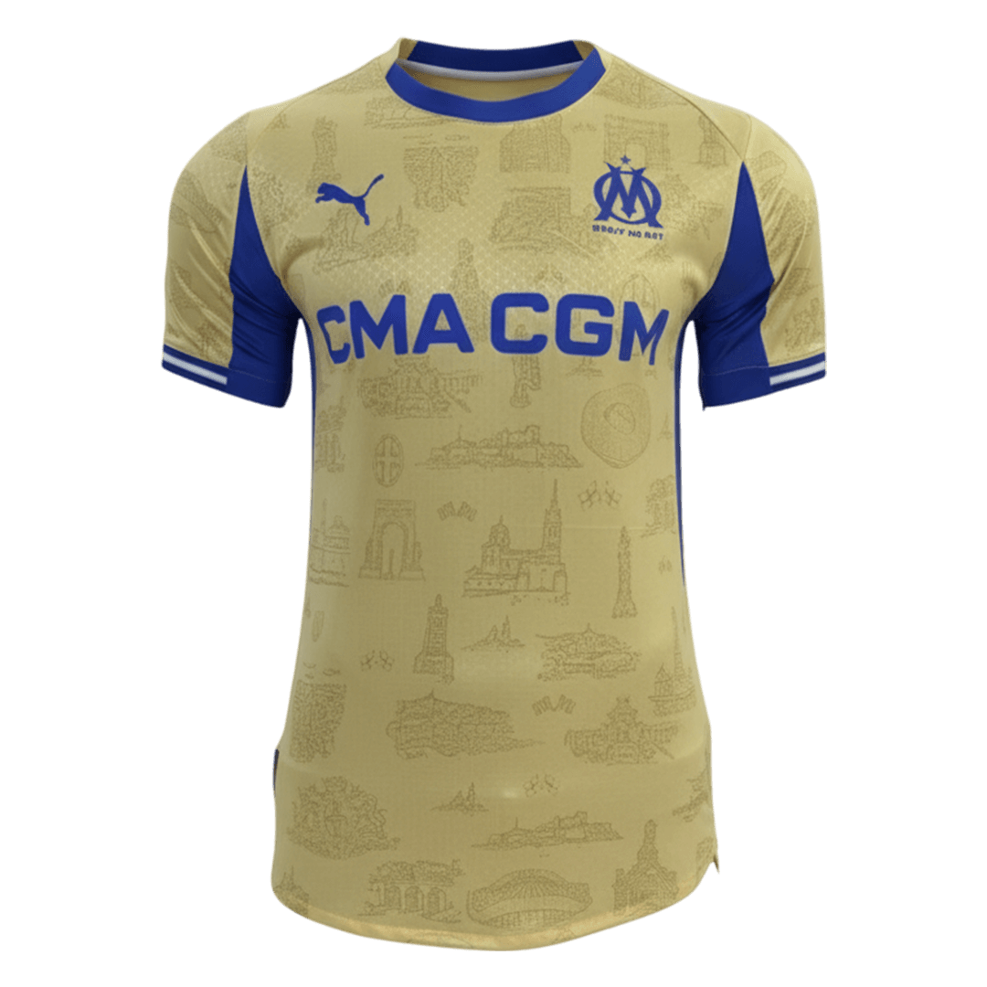 Camiseta Auténtica Marseille 2025/26 Cuarta Equipación - Versión Jugador