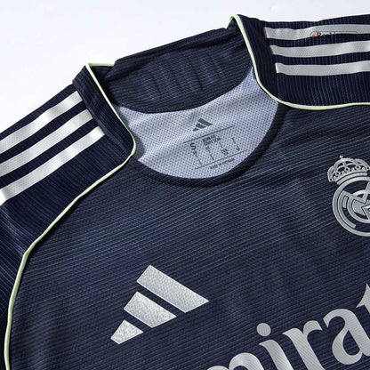 Camiseta Auténtica MBAPPÉ #9 Real Madrid 2025/26 Segunda Equipación-Versión Jugador