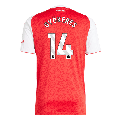 Camiseta GYÖKERES #14 Arsenal 2025/26 Primera Equipación-Versión Hincha