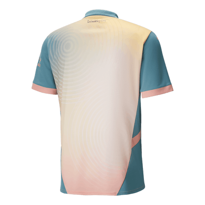 UCL Camiseta Manchester City 2024/25 Cuarta Equipación 'Definitivamente City' - Versión Hincha