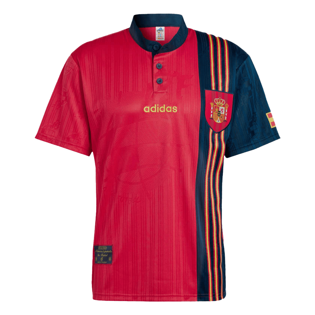 Camiseta Retro 1996 España Primera Equipación