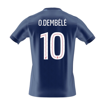 Calidad Premium Camiseta O.DEMB¨¦L¨¦ #10 PSG 2025/26 Primera Equipaci¨®n-Versi¨®n Hincha
