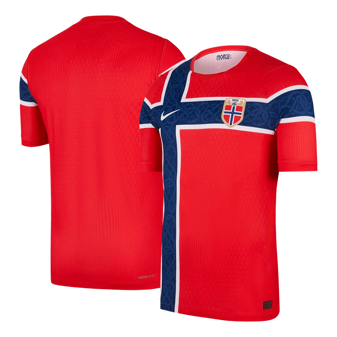 Camiseta Auténtica Noruega 2026 Primera Equipación Copa del Mundo - Versión Jugador
