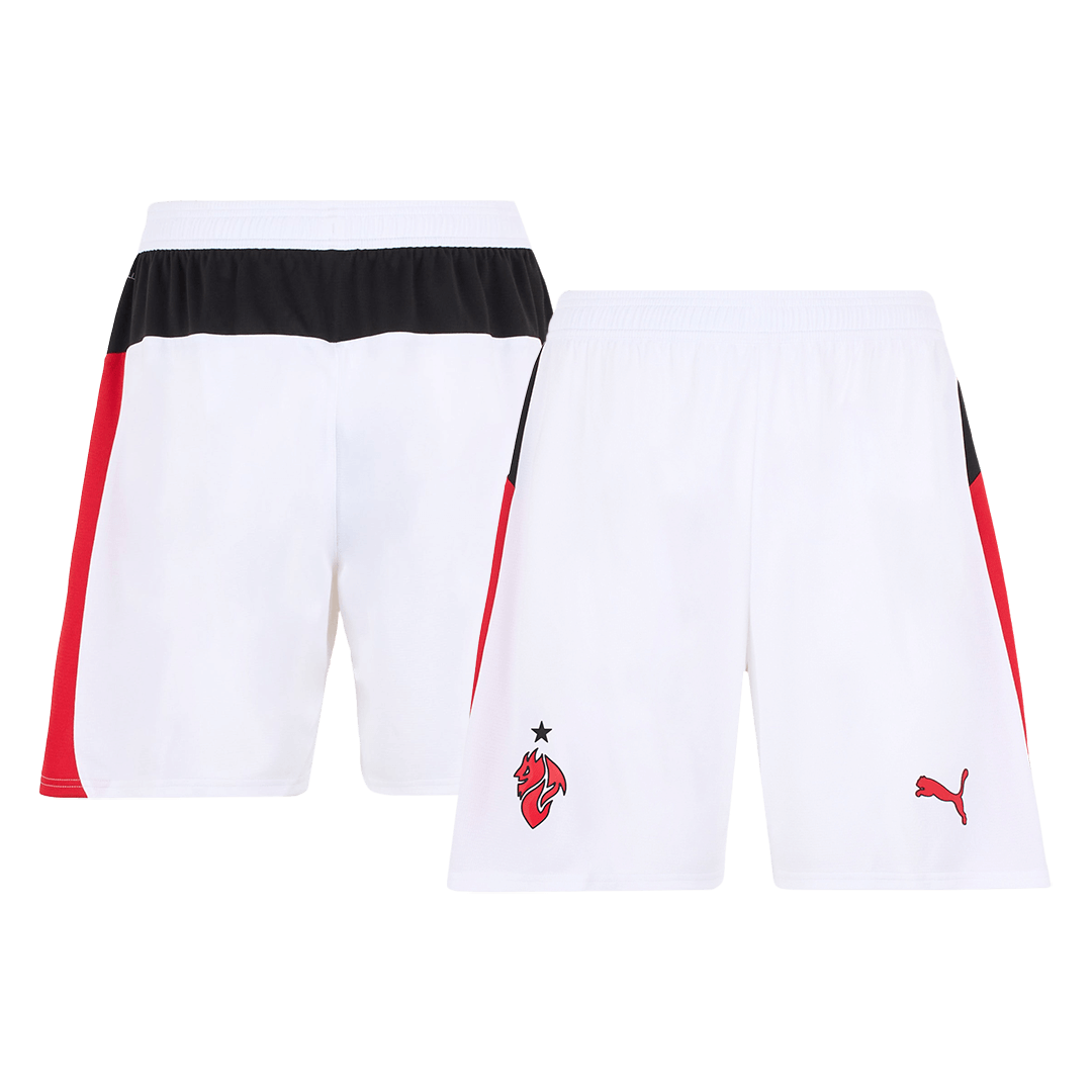 Pantalón Corto AC Milan 2025/26 Segunda Equipación Hombre