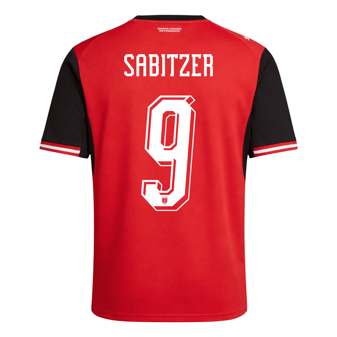 Camiseta Sabitzer #9 Austria 2026 Primera Equipación Copa del Mundo - Versión Hincha - Vista 8
