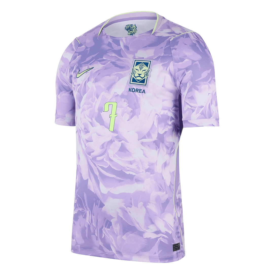 Camiseta HEUNGMIN #7 South Korea 2026 Segunda Equipación Copa del Mundo - Versión Hincha