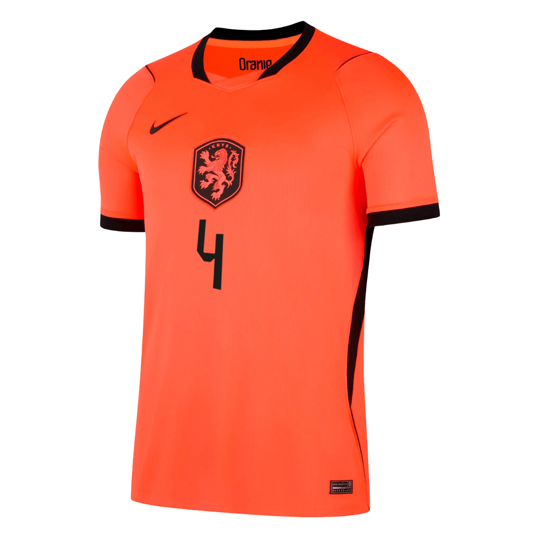 Camiseta VIRGIL #4 Netherlands 2026 Primera Equipación Copa del Mundo - Versión Hincha
